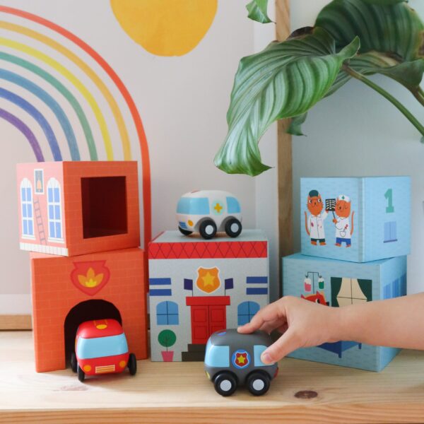 DJECO- Toronyépítő-Autók városa