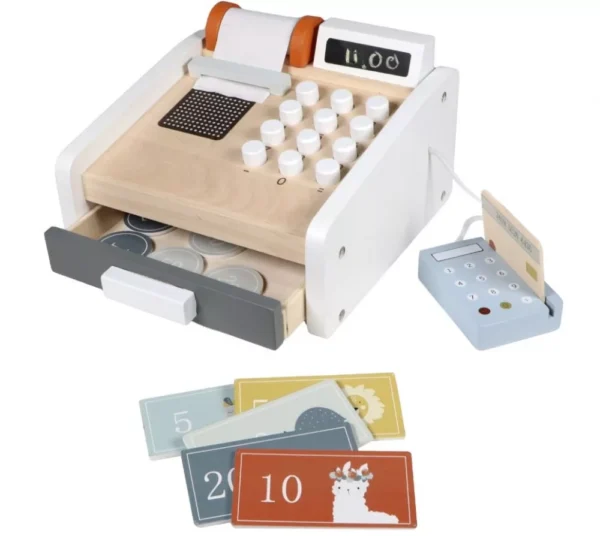 Fából készült pénztárgép