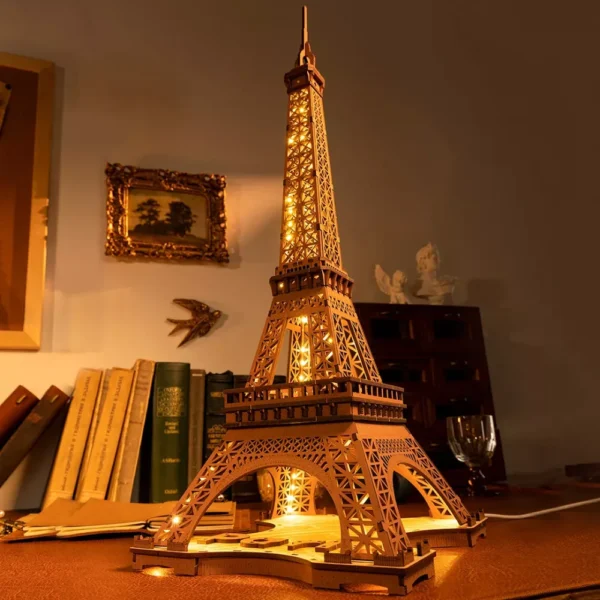 3D puzzle, filágító Eiffel.2webp Világító, 3D puzzle, Eiffel torony