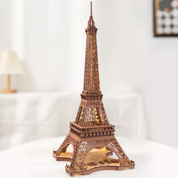 3D puzzle, filágító Eiffel.7webp Világító, 3D puzzle, Eiffel torony