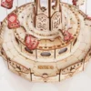 Zenélő, viágító, 3 D puzzle, Körhinta