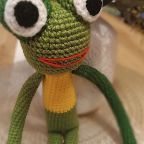 Amigurumi béka,42 cm