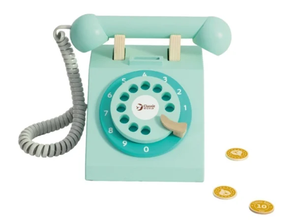 ElisDesing- Játék telefon Classikc world- Játéktelefon vintage