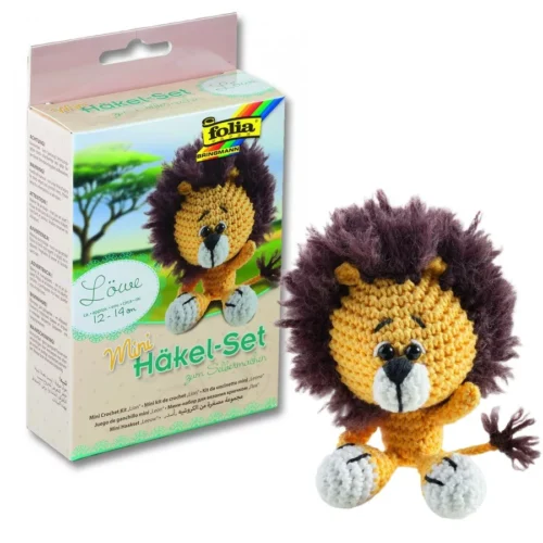 Horgoló szett- Oroszlán