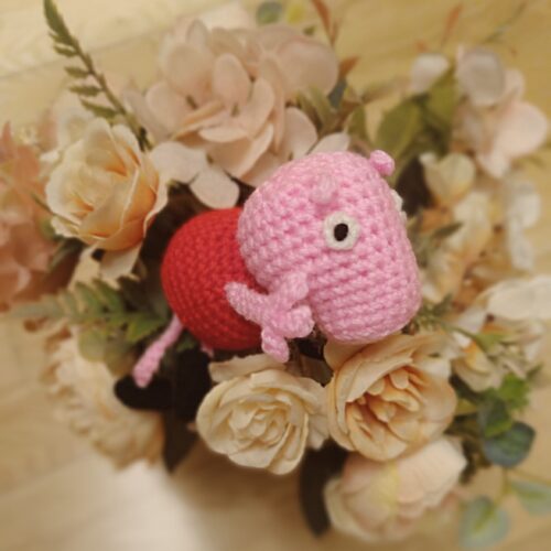 Amigurumi, Peppa malac,14 cm
