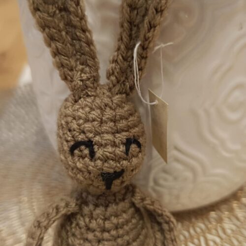 Amigurumi,Barna nyuszi figura