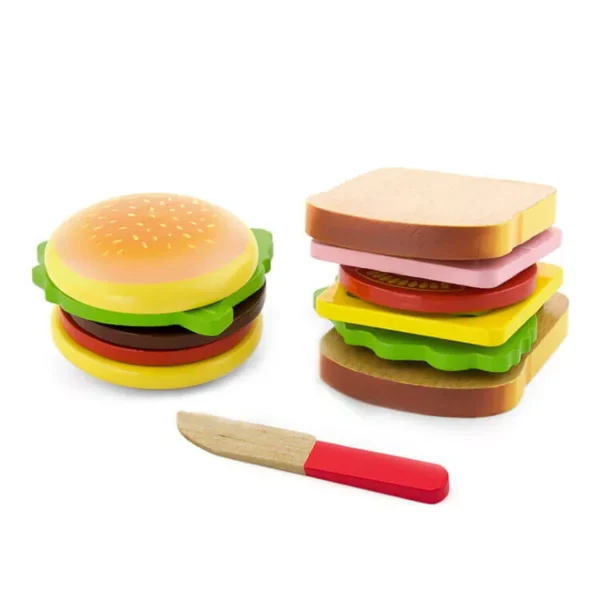 Játék hamburger és szendvics