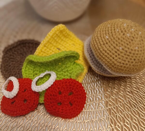 Amigurumi, Hamburger szett