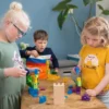 BS Toys- Sárkánytorony, ügyességi építő játék