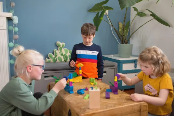 BS Toys- Sárkánytorony, ügyességi építő játék