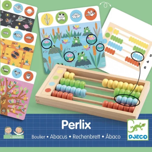 DJECO- Fejlesztő játék, Abakusz- Perlix Abacus