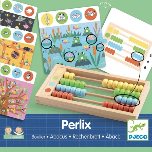 DJECO- Fejlesztő játék, Abakusz- Perlix Abacus