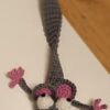 Amigurumi, patkány könyvjelző