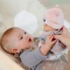 Zapf Baby Annabell baba- 35 cm- hattyús ruhában