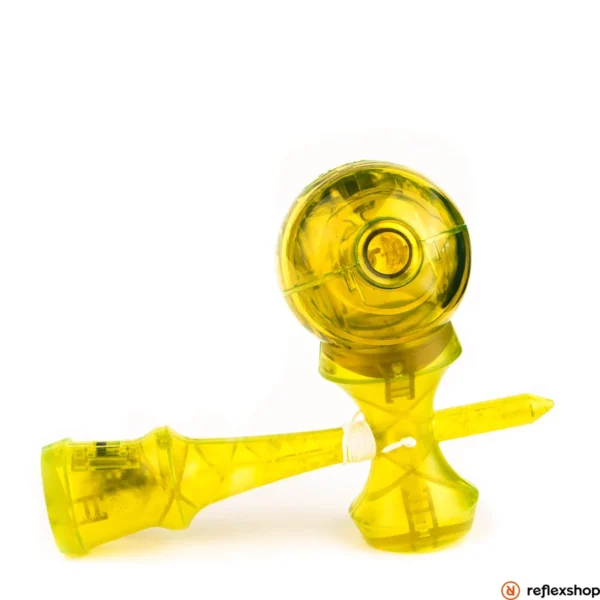 YoYo Factory Catchy LED Kendama, sárga átlátszó