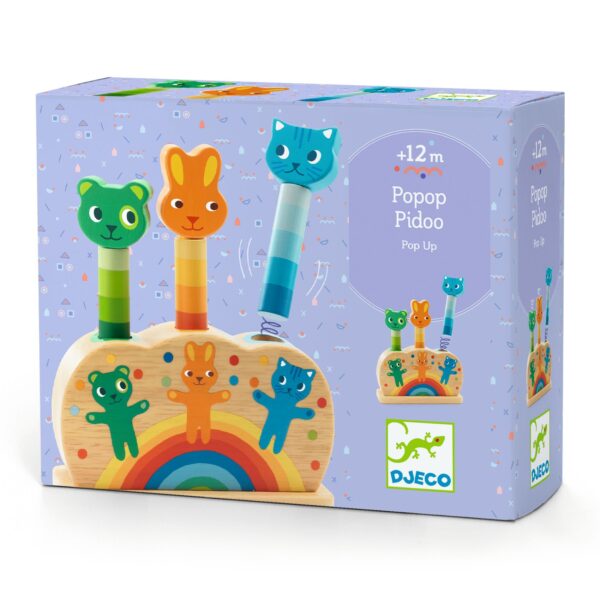 DJECO -Felfedező játék-Hipp-Hopp-Pipop pidoo