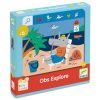 DJECO- Fejlesztő játék, megfigyelés-Keress és pörgess kaland- Eduludo Obs Explore
