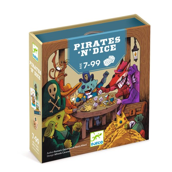DJECO -Kalóz kockázat,Pirates 'n' Dice