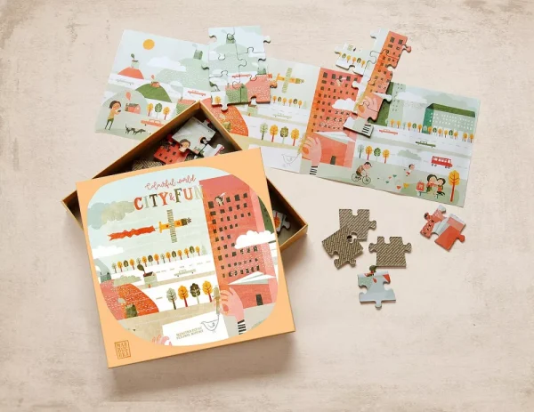 Marbushka- Városi kaland-puzzle